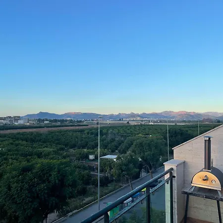 Mountains, The Sea And Orange Fields - Calm Retreat With Scenic Balcony